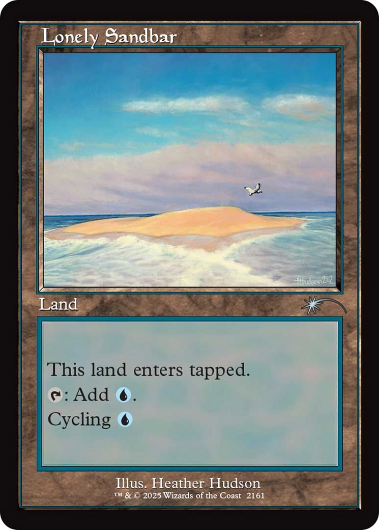 Lonely Sandbar (Retro Frame) [Secret Lair Drop Series] | Cards and Coasters CA