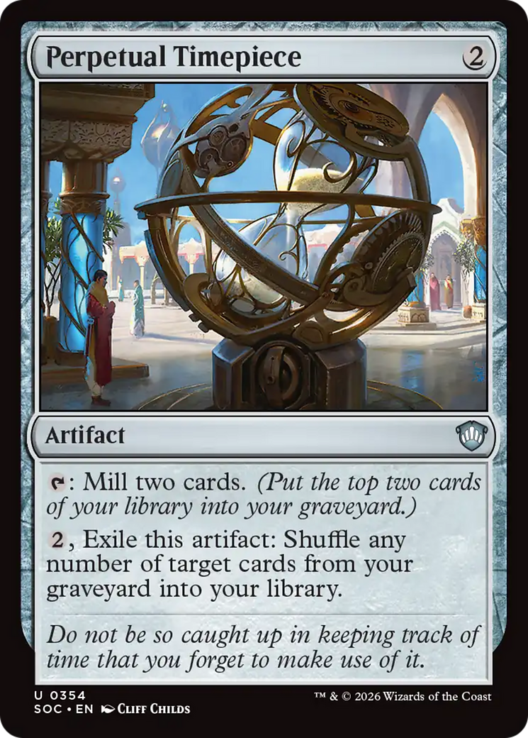 Perpetual Timepiece [Secrets of Strixhaven Commander] | Cards and Coasters CA