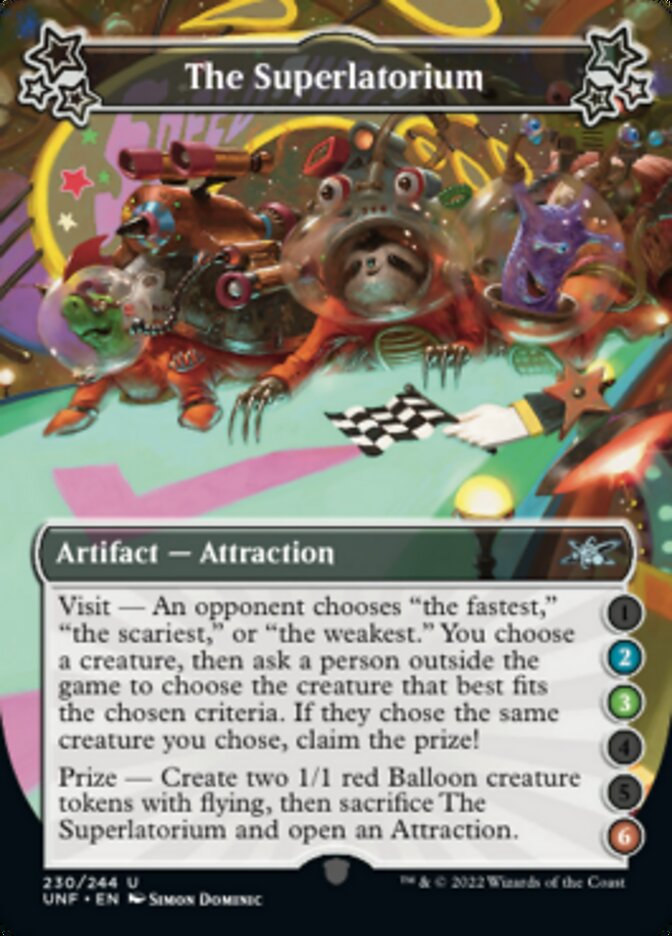 The Superlatorium (2-3-6) [Unfinity] | Cards and Coasters CA