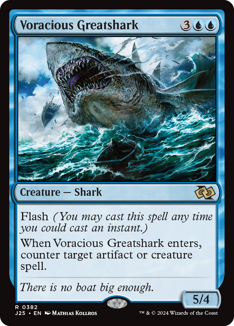 Voracious Greatshark [Foundations Jumpstart] | Cards and Coasters CA