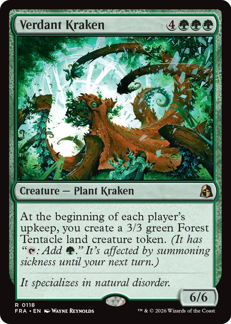 Verdant Kraken [Reality Fracture] | Cards and Coasters CA
