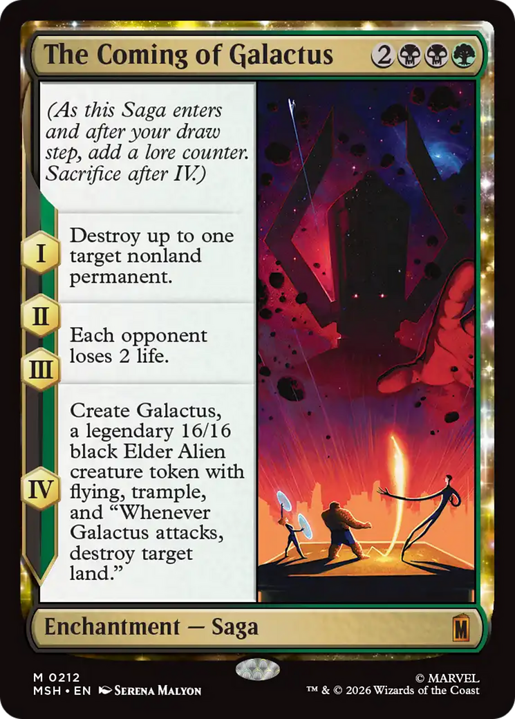The Coming of Galactus [Marvel Super Heroes] | Cards and Coasters CA