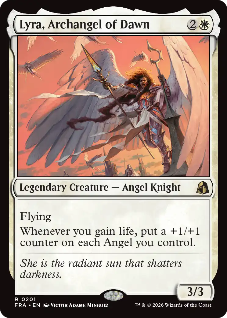 Lyra, Archangel of Dawn [Reality Fracture] | Cards and Coasters CA