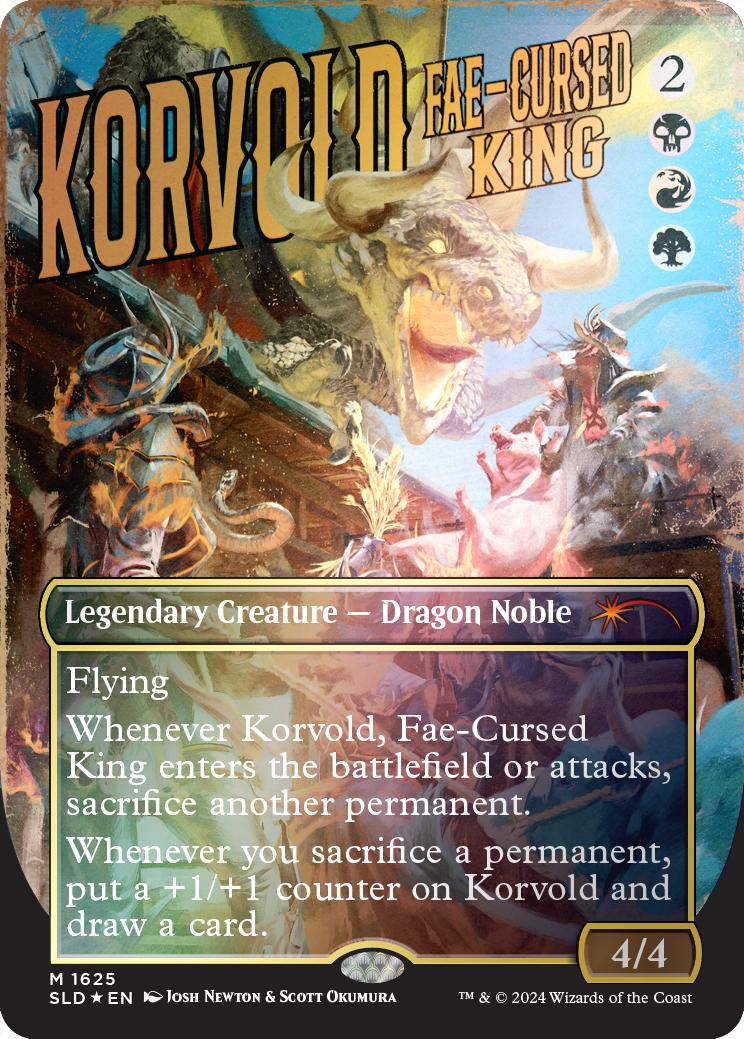 Korvold, Fae-Cursed King (Rainbow Foil) [Secret Lair Drop Series] | Cards and Coasters CA