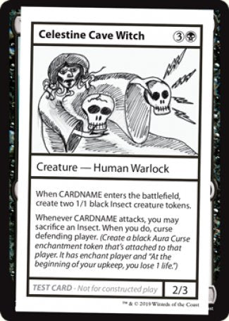 Celestine Cave Witch (2021 Edition) [Mystery Booster Playtest Cards] | Cards and Coasters CA