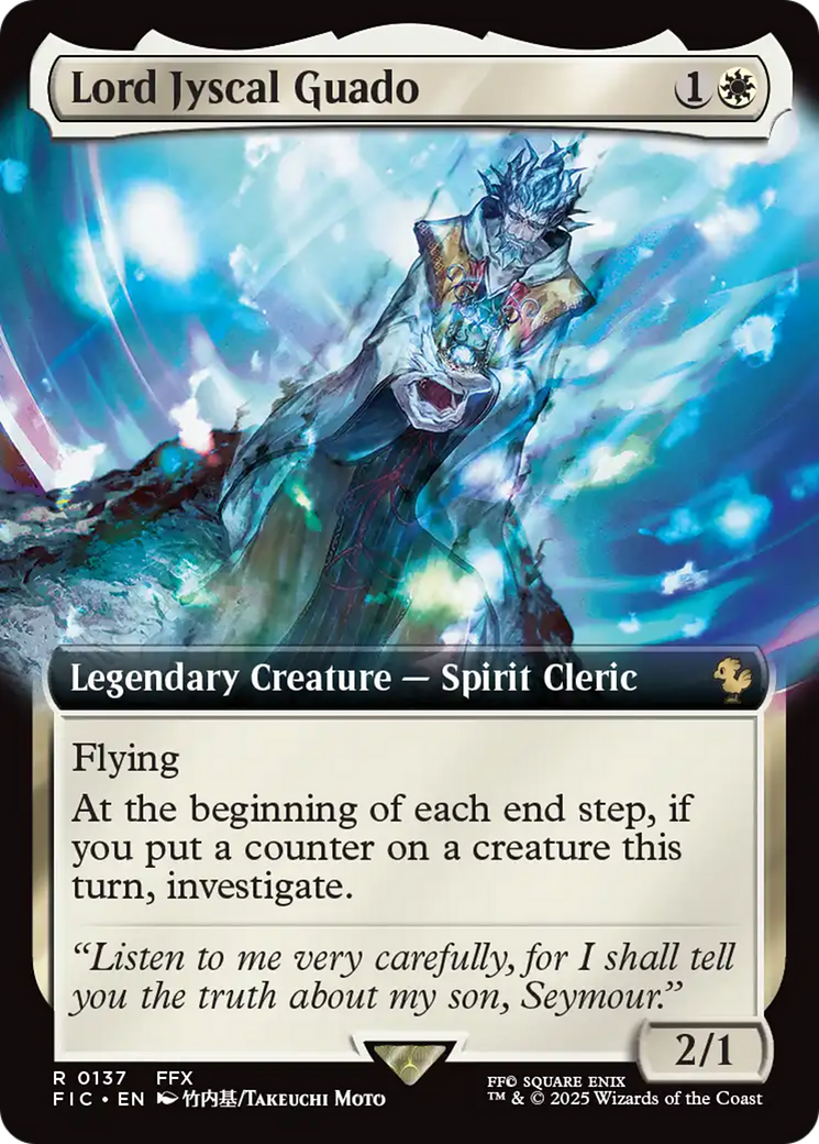 Lord Jyscal Guado (Extended Art) [FINAL FANTASY Commander] | Cards and Coasters CA