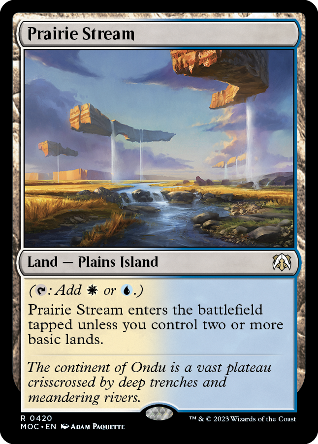 Prairie Stream [March of the Machine Commander] | Cards and Coasters CA