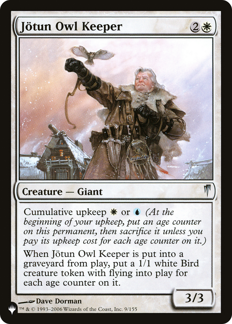 Jotun Owl Keeper [The List Reprints] | Cards and Coasters CA