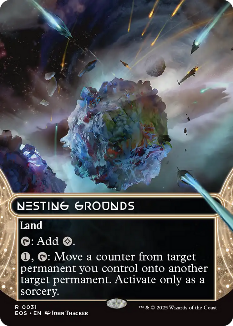 Nesting Grounds (0031) (Borderless) [Edge of Eternities: Stellar Sights] | Cards and Coasters CA