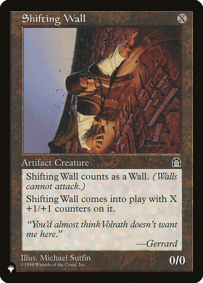 Shifting Wall [The List] | Cards and Coasters CA