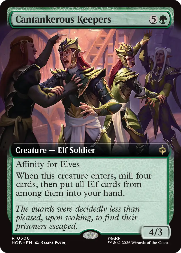 Cantankerous Keepers (Extended Art) [The Hobbit] | Cards and Coasters CA