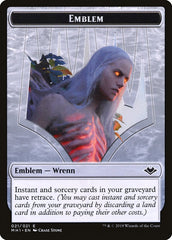 Illusion (005) // Wrenn and Six Emblem (021) Double-Sided Token [Modern Horizons Tokens] | Cards and Coasters CA