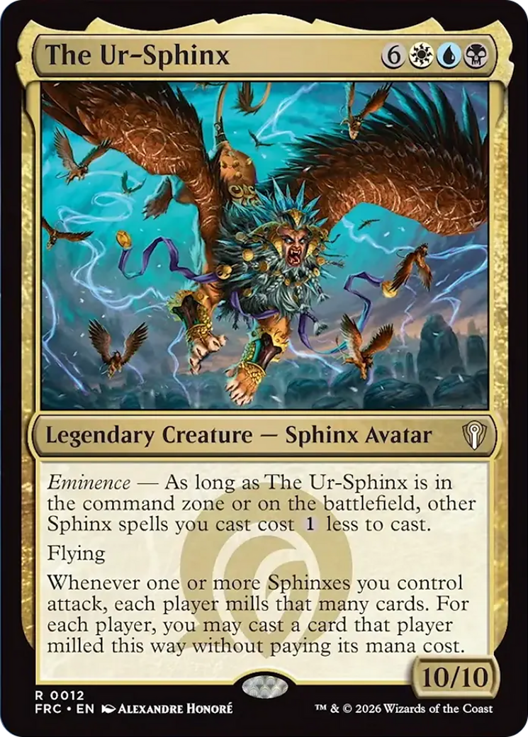 The Ur-Sphinx [Reality Fracture Commander] | Cards and Coasters CA