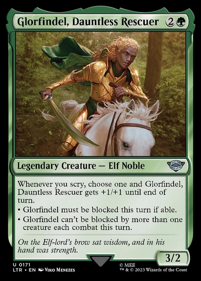 Glorfindel, Dauntless Rescuer [The Lord of the Rings: Tales of Middle-Earth] | Cards and Coasters CA