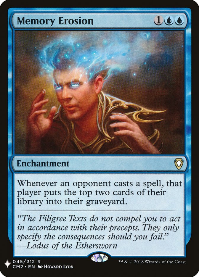 Memory Erosion [Mystery Booster] | Cards and Coasters CA