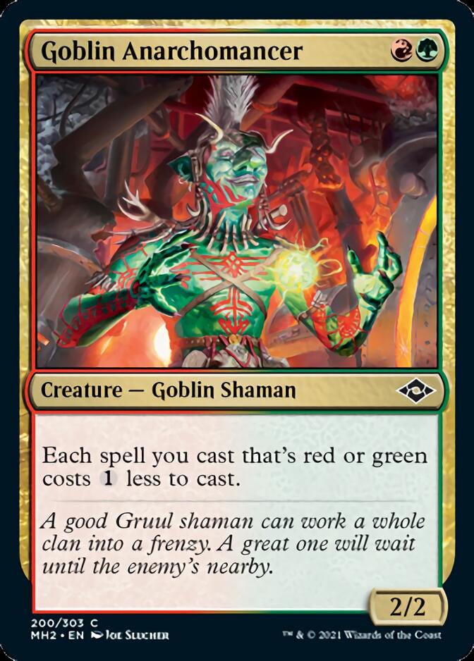 Goblin Anarchomancer [Modern Horizons 2] | Cards and Coasters CA