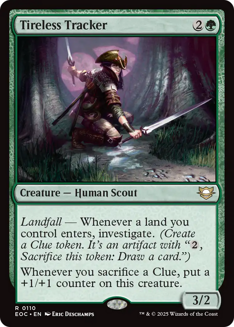 Tireless Tracker [Edge of Eternities Commander] | Cards and Coasters CA