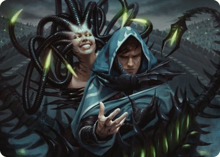 Phyrexian Arena Art Card [Phyrexia: All Will Be One Art Series] | Cards and Coasters CA