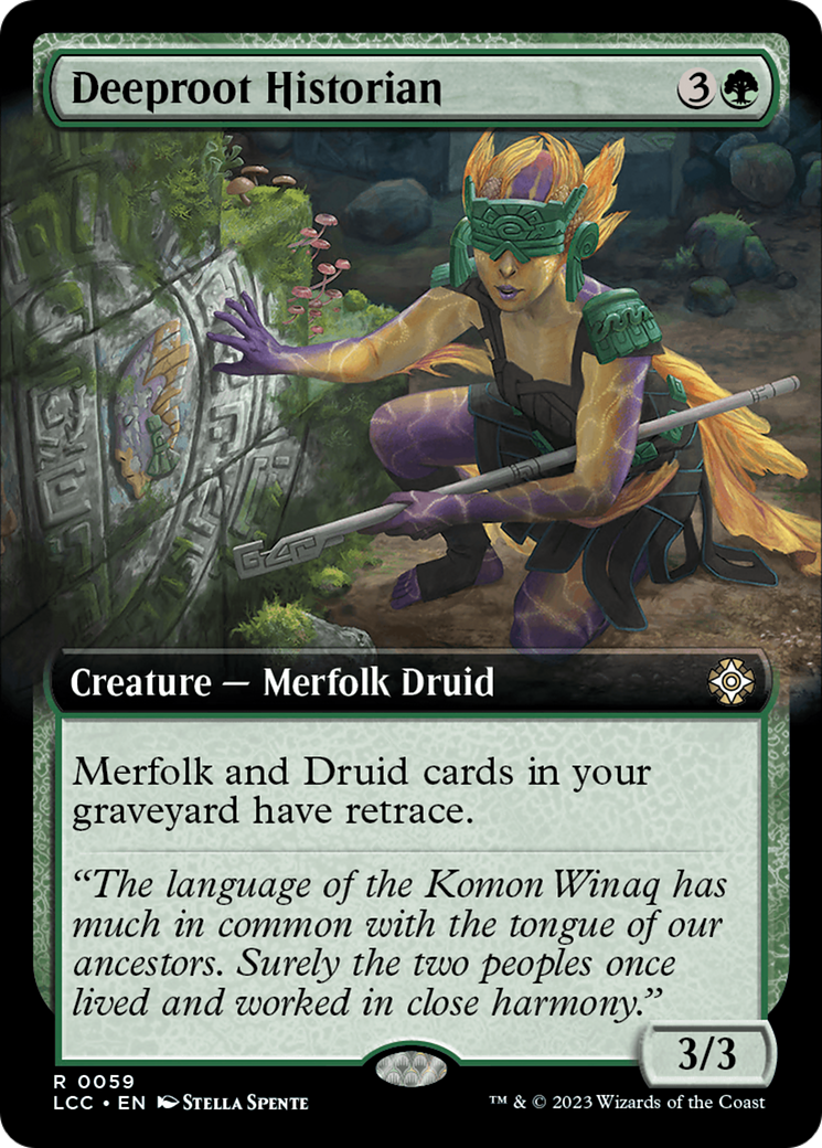 Deeproot Historian (Extended Art) [The Lost Caverns of Ixalan Commander] | Cards and Coasters CA