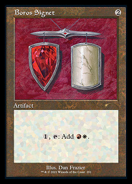 Boros Signet (Retro) [Secret Lair Drop Series] | Cards and Coasters CA