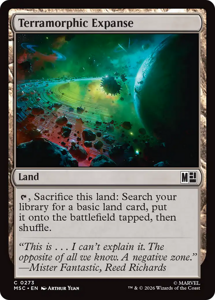 Terramorphic Expanse (0273) [Marvel Super Heroes Commander] | Cards and Coasters CA