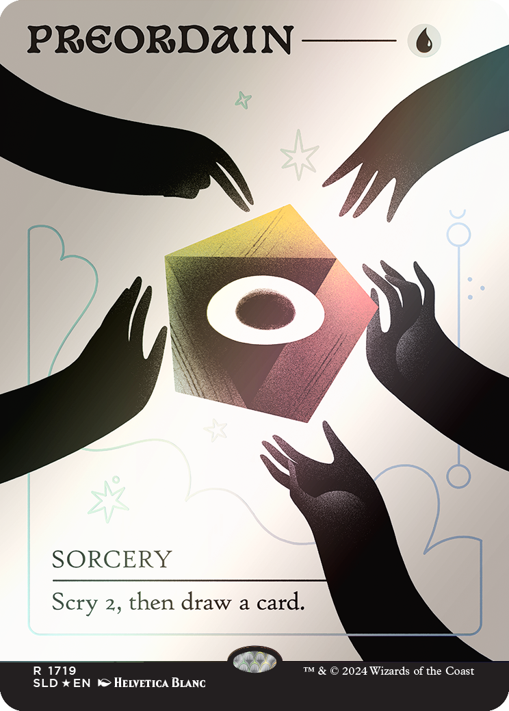 Preordain (1719) (Rainbow Foil) [Secret Lair Drop Series] | Cards and Coasters CA