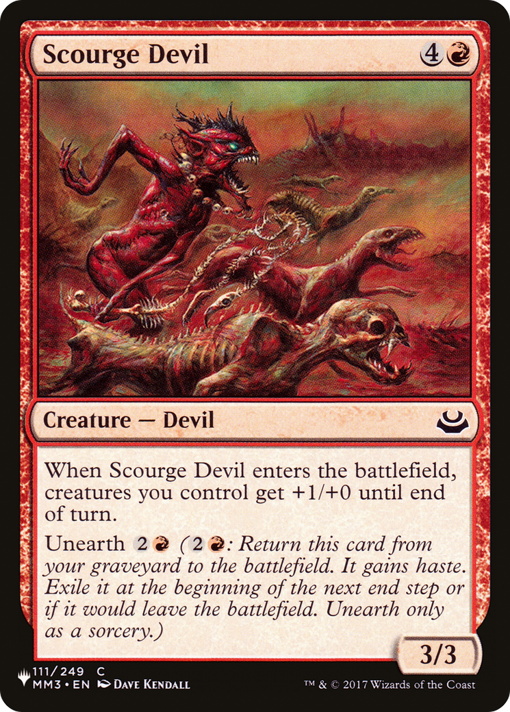 Scourge Devil [The List Reprints] | Cards and Coasters CA