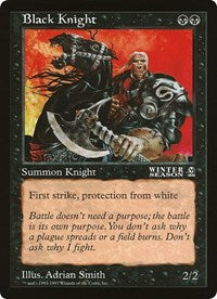 Black Knight (Oversized) [Oversize Cards] | Cards and Coasters CA