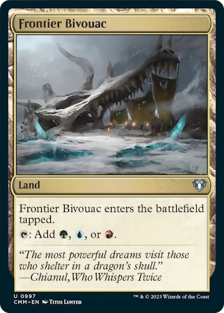 Frontier Bivouac [Commander Masters] | Cards and Coasters CA