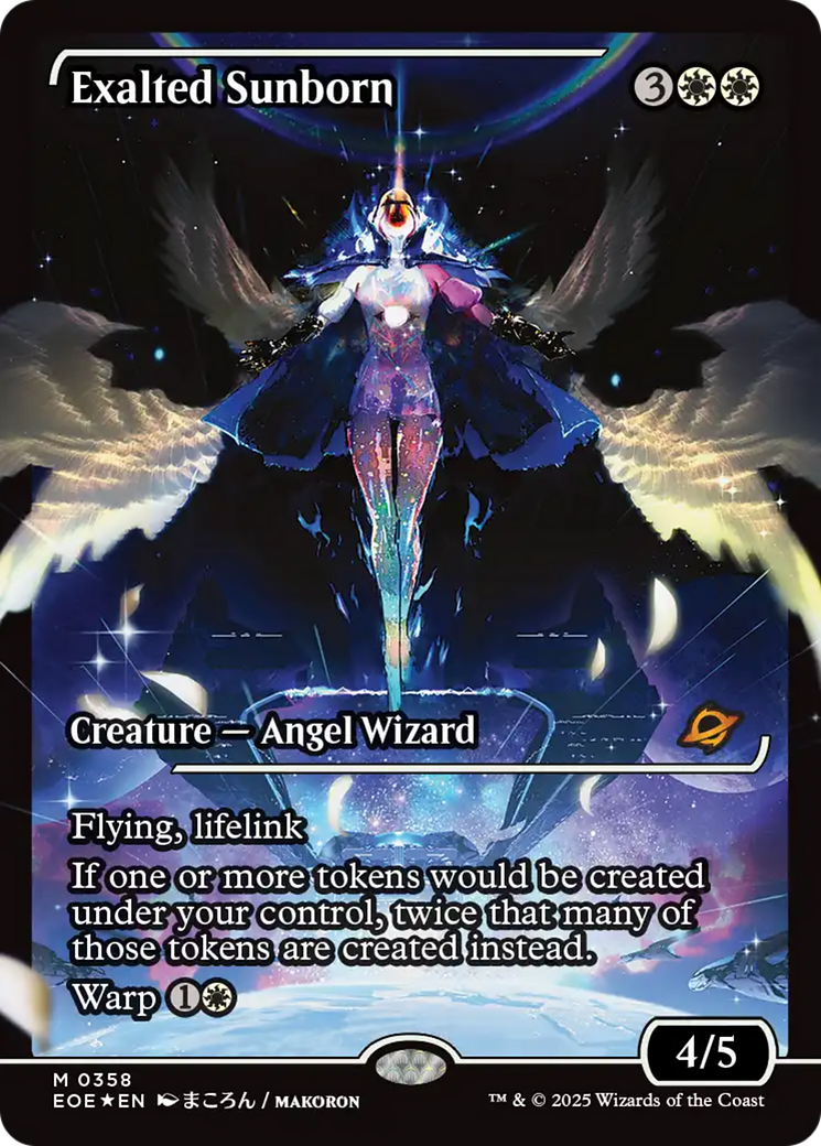 Exalted Sunborn (Showcase) [Edge of Eternities] | Cards and Coasters CA