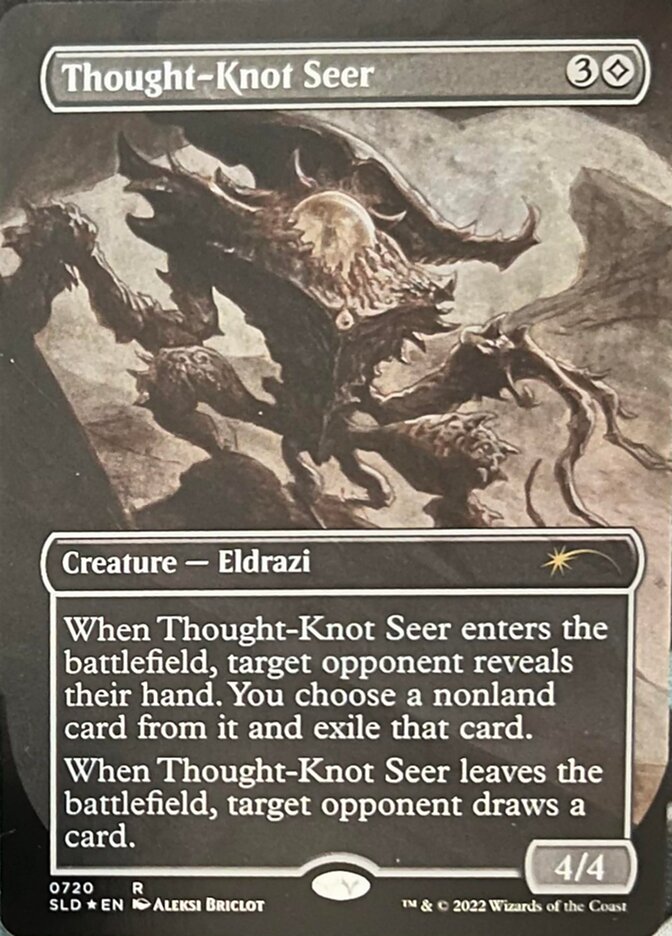 Thought-Knot Seer (720) (Borderless) [Secret Lair Drop Promos] | Cards and Coasters CA