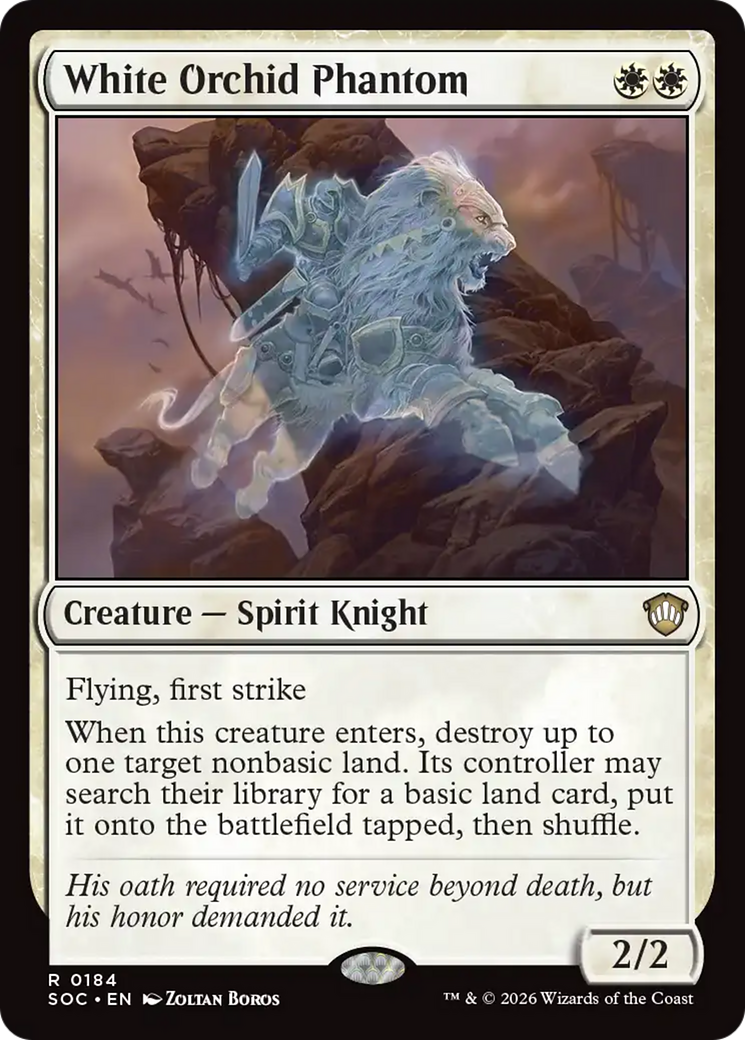 White Orchid Phantom [Secrets of Strixhaven Commander] | Cards and Coasters CA