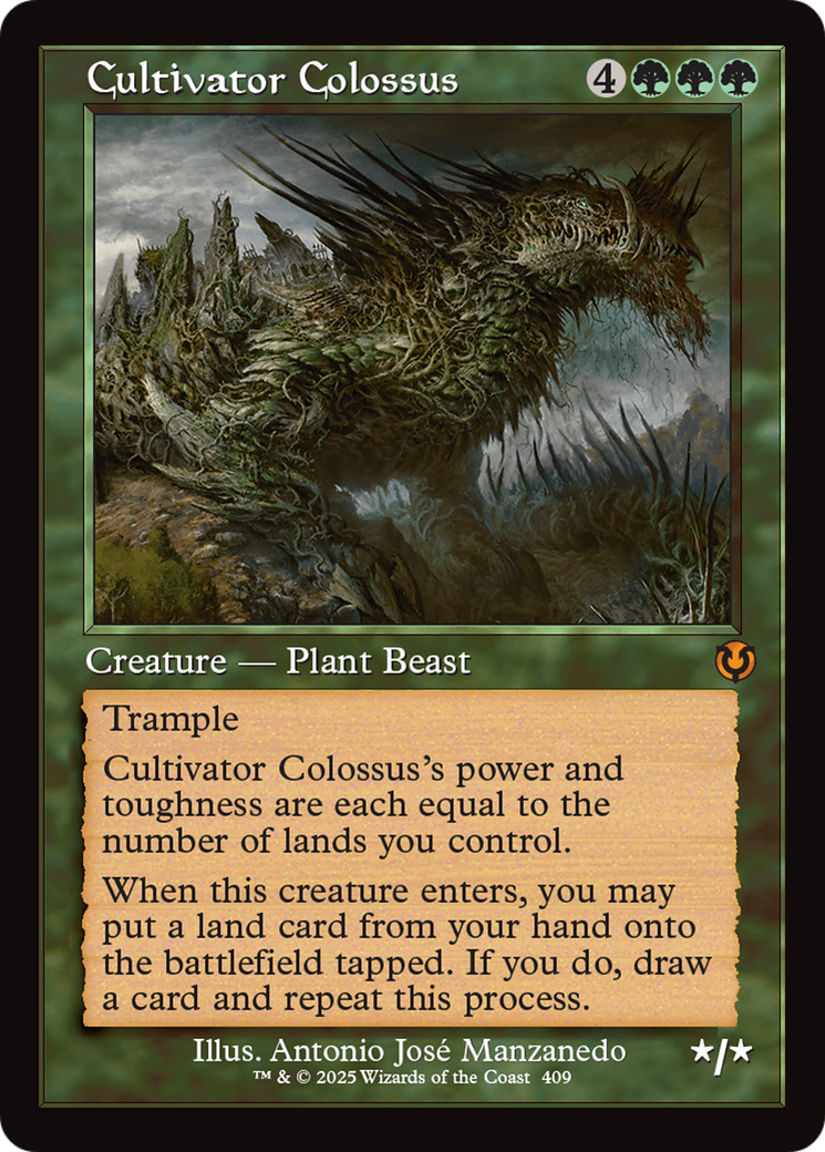 Cultivator Colossus (Retro Frame) [Innistrad Remastered] | Cards and Coasters CA