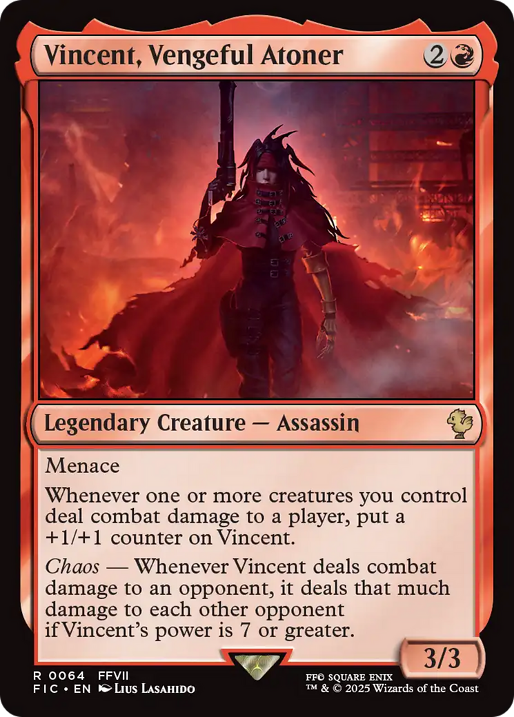 Vincent, Vengeful Atoner [FINAL FANTASY Commander] | Cards and Coasters CA