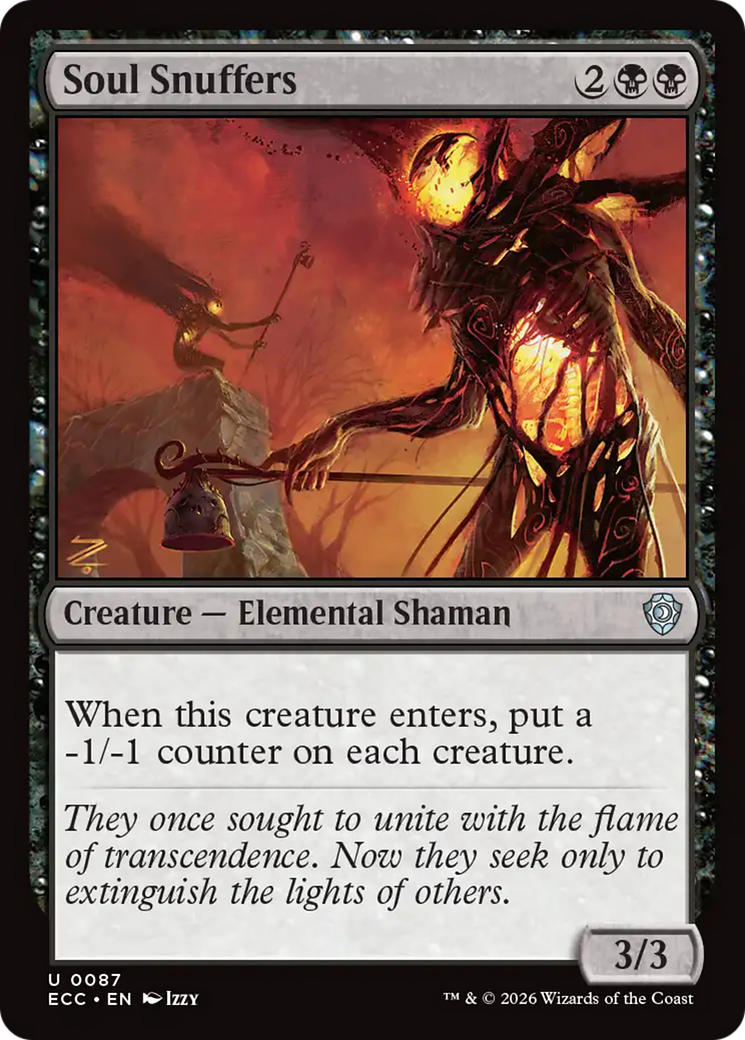 Soul Snuffers [Lorwyn Eclipsed Commander] | Cards and Coasters CA