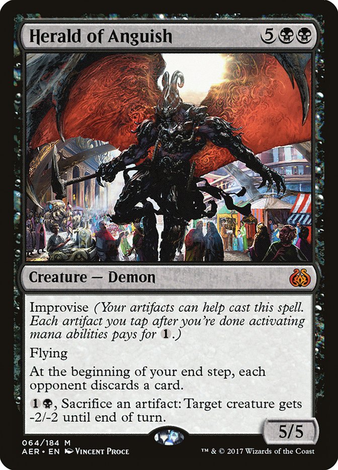 Herald of Anguish [Aether Revolt] | Cards and Coasters CA