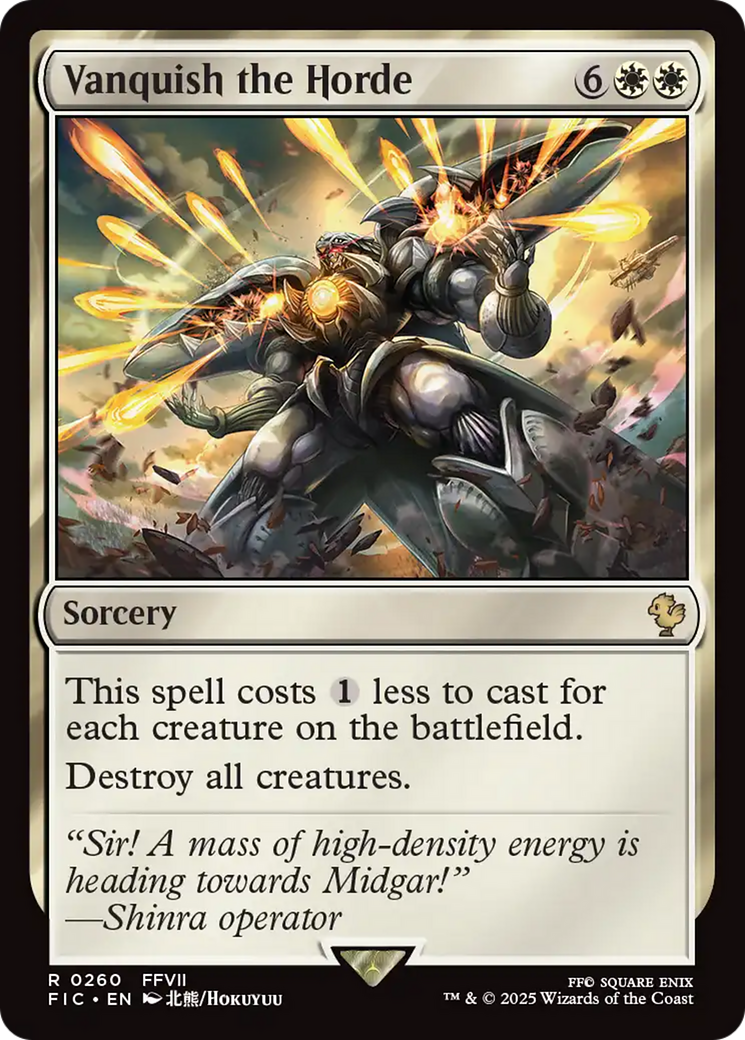 Vanquish the Horde [FINAL FANTASY Commander] | Cards and Coasters CA