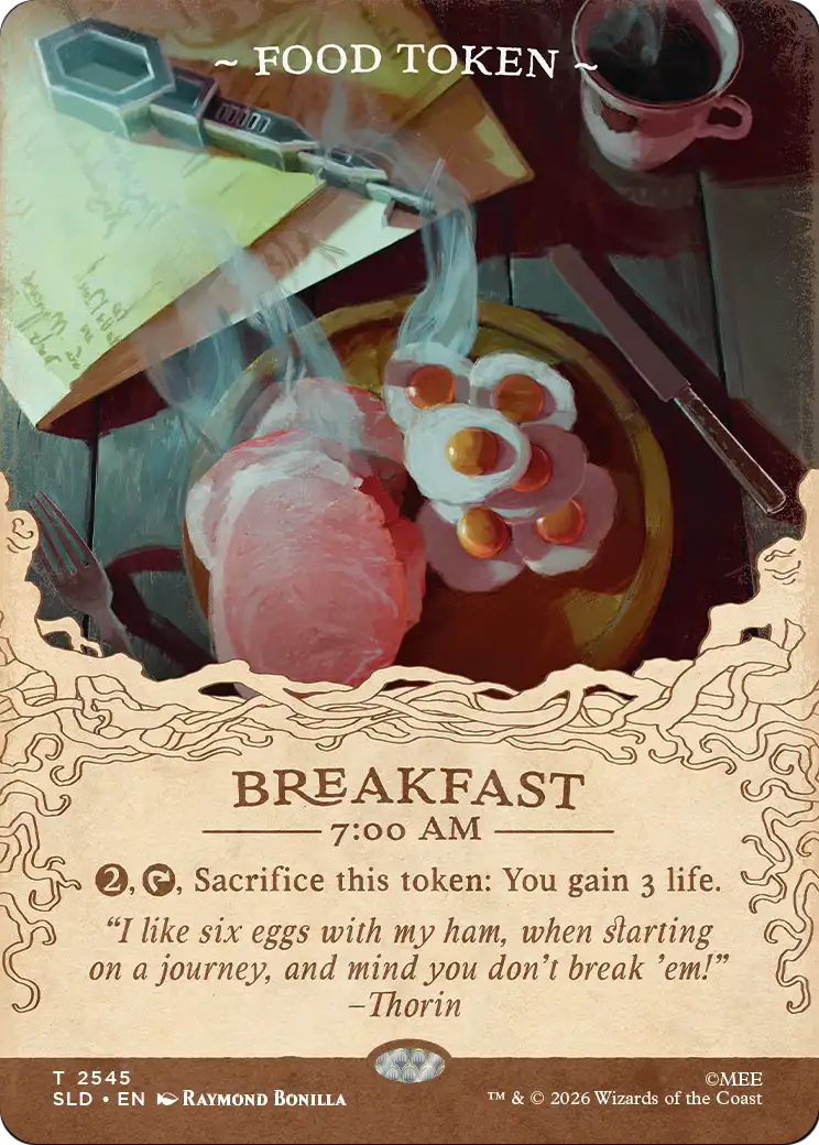 Food Token (2545) [Secret Lair Drop Series] | Cards and Coasters CA