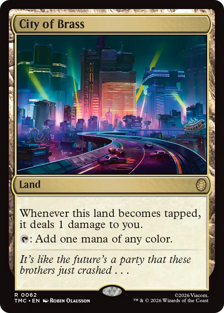 City of Brass [Teenage Mutant Ninja Turtles Commander] | Cards and Coasters CA