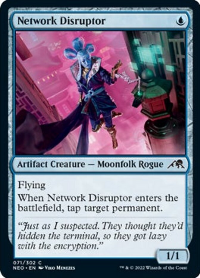 Network Disruptor [Kamigawa: Neon Dynasty] | Cards and Coasters CA