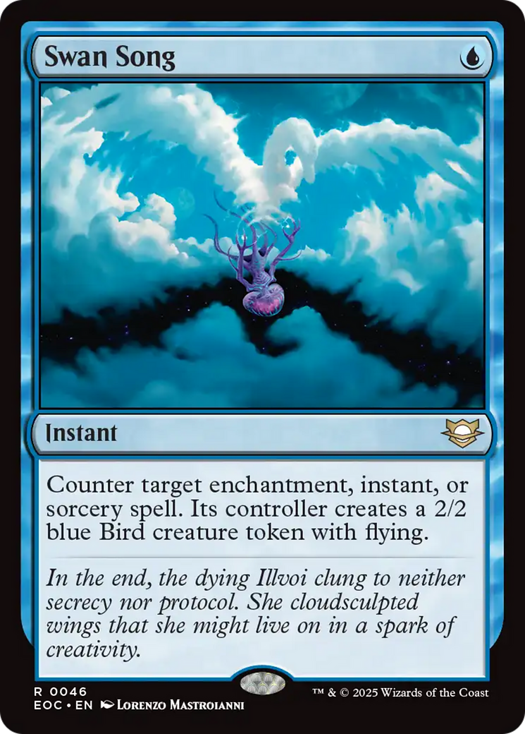 Swan Song [Edge of Eternities Commander] | Cards and Coasters CA
