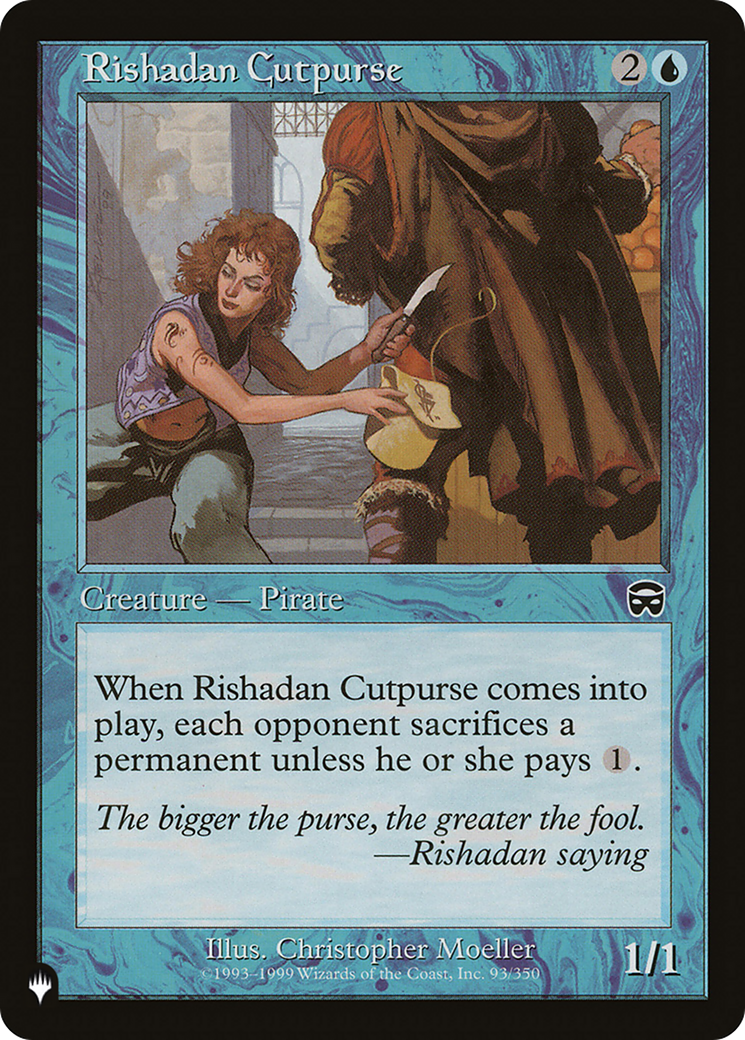 Rishadan Cutpurse [The List Reprints] | Cards and Coasters CA