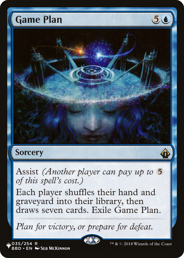 Game Plan [The List] | Cards and Coasters CA