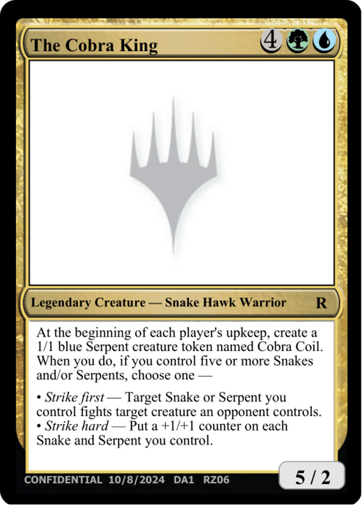The Cobra King [Unknown Event] | Cards and Coasters CA