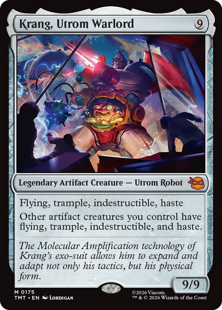 Krang, Utrom Warlord [Teenage Mutant Ninja Turtles] | Cards and Coasters CA