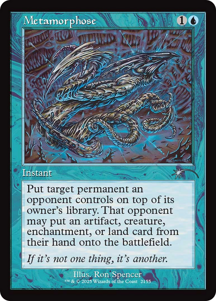 Metamorphose (Retro Frame) [Secret Lair Drop Series] | Cards and Coasters CA