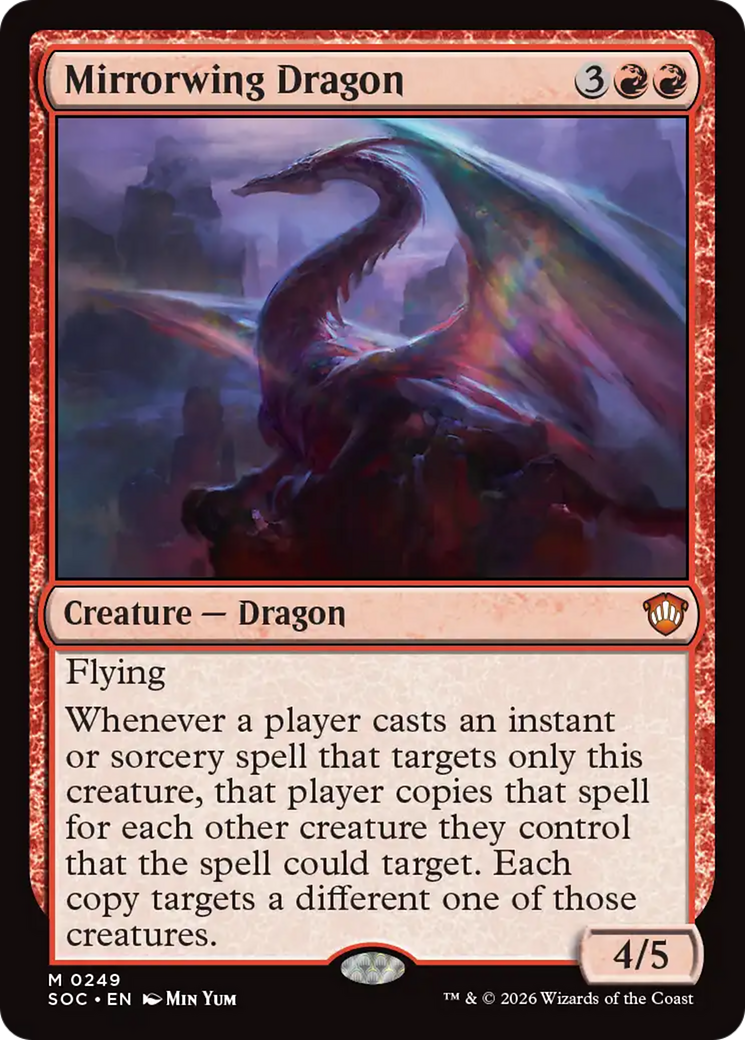 Mirrorwing Dragon [Secrets of Strixhaven Commander] | Cards and Coasters CA