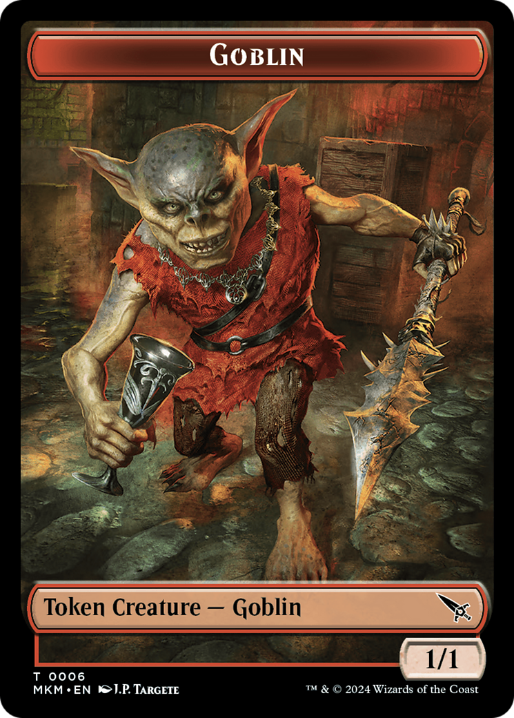 Goblin Token [Murders at Karlov Manor Tokens] | Cards and Coasters CA