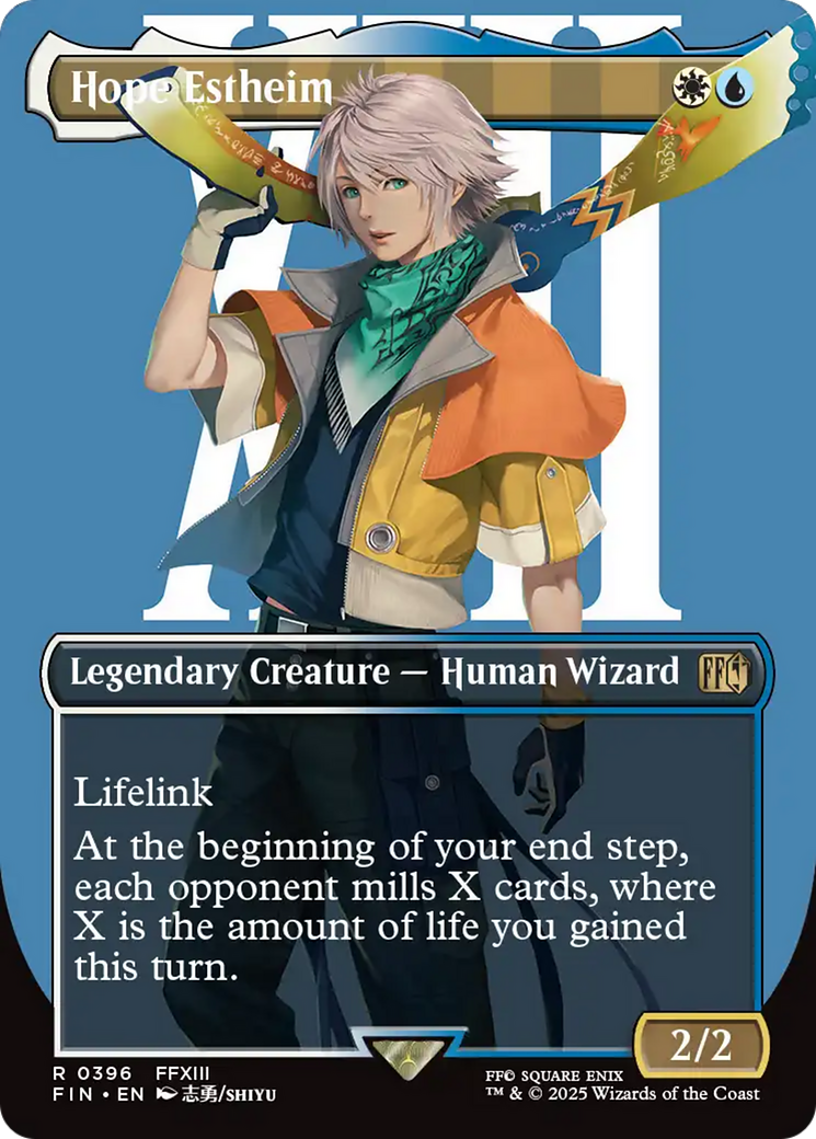 Hope Estheim (Borderless) [FINAL FANTASY] | Cards and Coasters CA