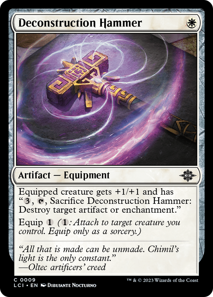 Deconstruction Hammer [The Lost Caverns of Ixalan] | Cards and Coasters CA